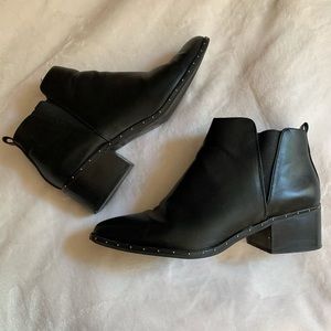 Bar III Gabby Ankle Black Studded Booties